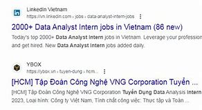 Data Analyst Tuyển Dụng Hcm